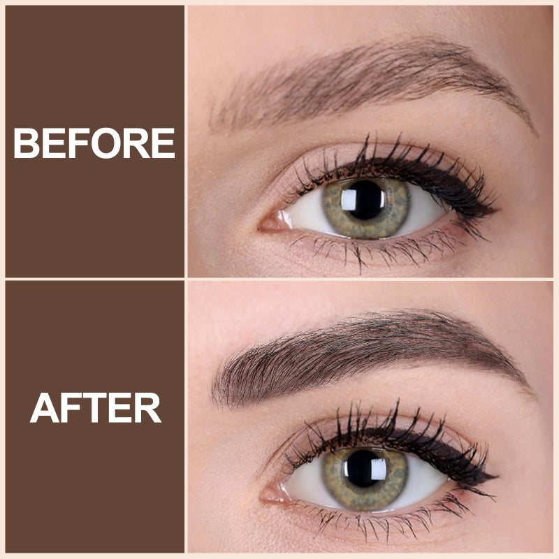 iMethod Eyebrow Stamp Stencil Kit - Eyebrow Powder, Makeup for Natural-Looking Brows, Eyebrow Stamp Kit with 27 Reusable Stencils, Easy to Use, Waterproof & Smudge-Proof, Long-Lasting, Brown - Image 3
